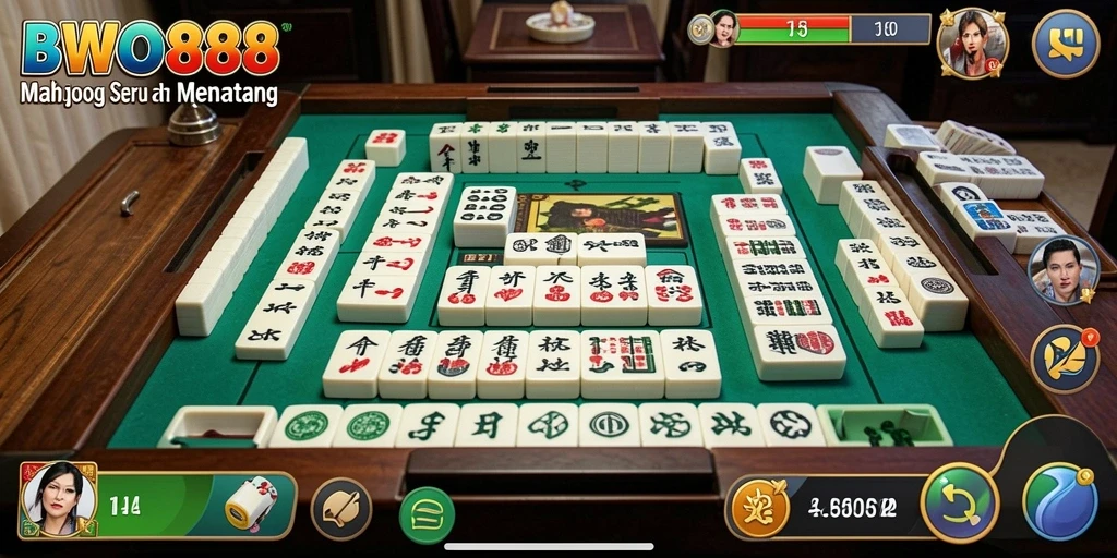 Tampilan gameplay Mahjong yang menarik di BWO888.