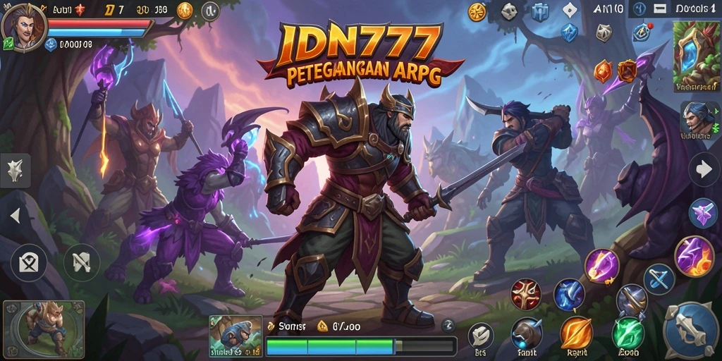 Tampilan gameplay mendebarkan di dunia ARPG IDN777 dengan aksi seru.