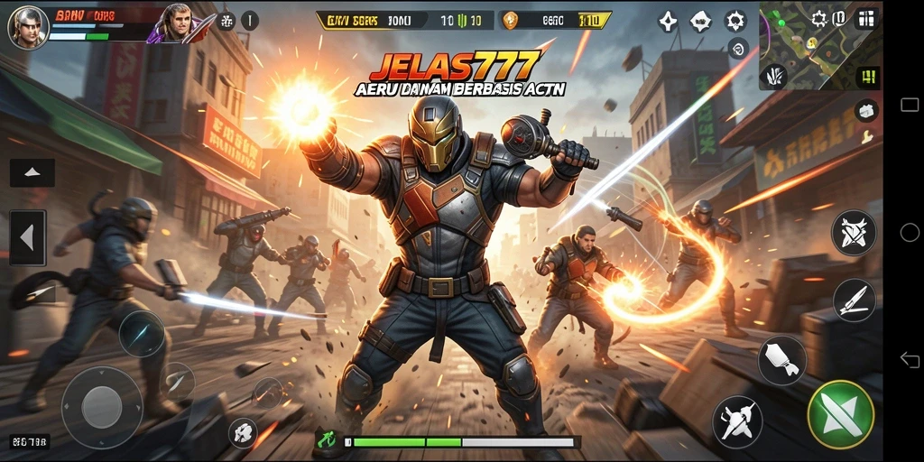 Tampilan gameplay JELAS777 yang mendebarkan dan penuh aksi.