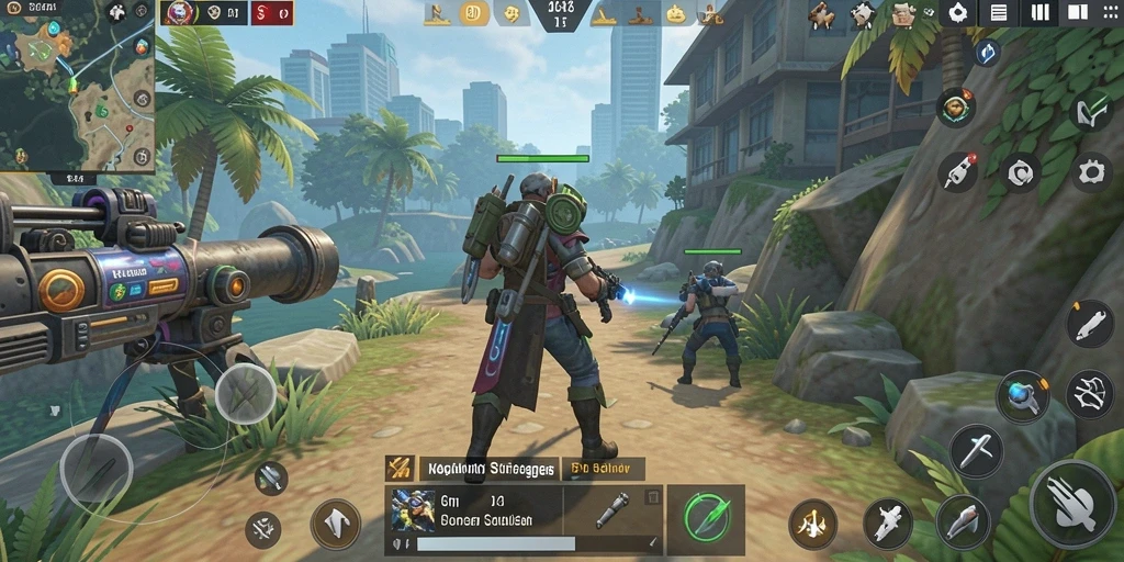 Tampilan gameplay KAGANDAN yang menegangkan dan penuh strategi.