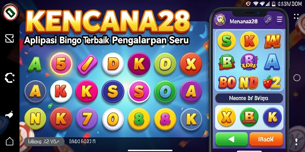 Tampilan gameplay Bingo yang seru di KENCANA28.
