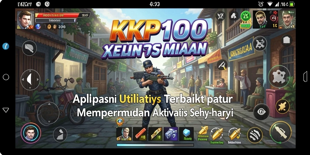 Tampilan antarmuka KPK100 yang bersih dan efisien.