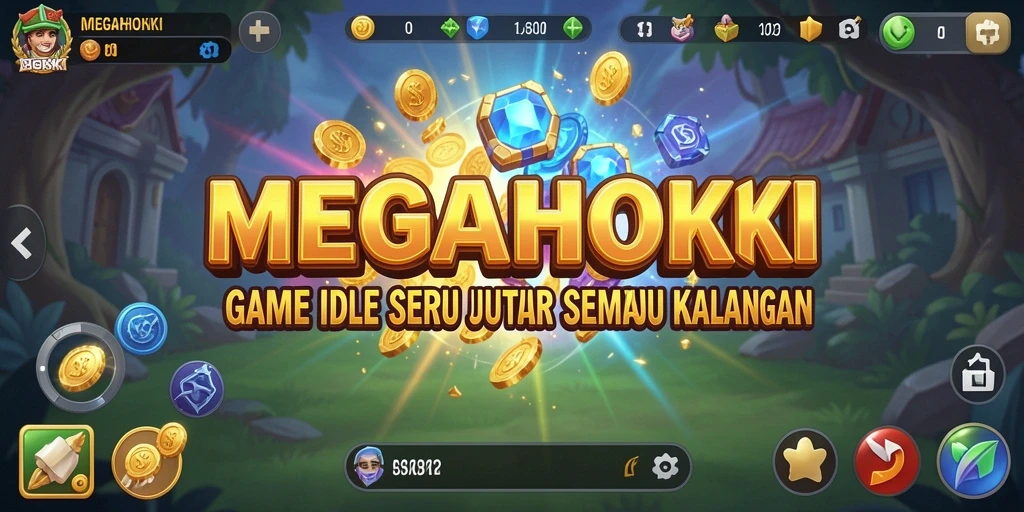 Menampilkan gameplay menarik dari MEGAHOKI yang mengasyikkan.