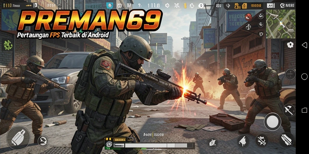 Gameplay seru dari PREMAN69 yang penuh aksi dan strategi.