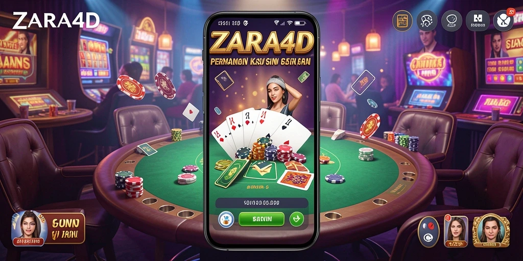 Tampilan menarik dari gameplay ZARA4D yang mendebarkan.