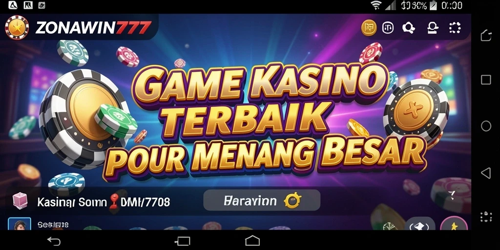Tampilan menarik dari gameplay ZONAWIN777 yang menyenangkan.